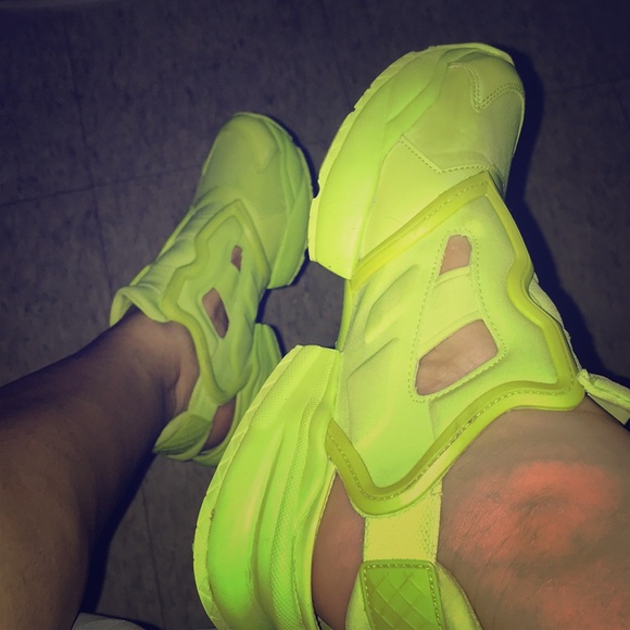 aldo lime green sneakers